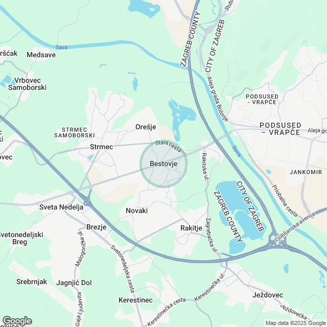 Lokacija nepremičnine