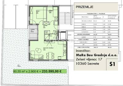 Sesvetski Kraljevec 80,55m2